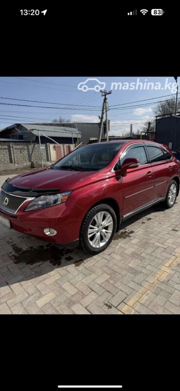 lexus lx 570 2010: Lexus RX: 2010 г., 3.5 л, Автомат, Гибрид, Кроссовер