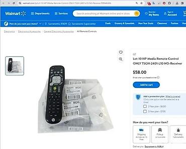 Aksesoari za TV i video: HP Media Center daljinski upravljač (model TSGH-2401) - — 3