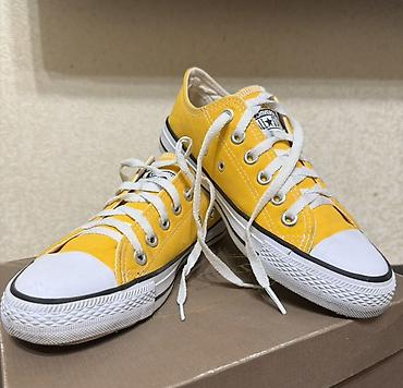 Личные вещи: Мужские кроссовки, 38, Converse, Б/у, цвет - Желтый — 4