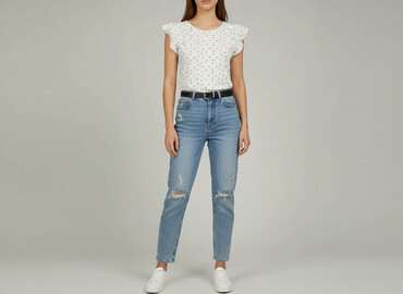 białe t shirty z nadrukiem: Sinsay, T-shirt damski, rozmiar S