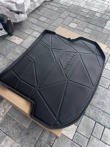 полики на сантафе: 3D Резиновые Полики Для багажника Hyundai, цвет - Черный, Новый, Бесплатная доставка — 2