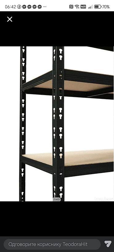 ikea ormari za sobu: Metalna regalska polica za radionicu, garažu ili ostavu - Dimenzije — 1