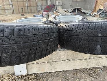 120 prado: Комплект ЗИМНЫХ резин 205/60 R16 оригинальных литых дисков — 6