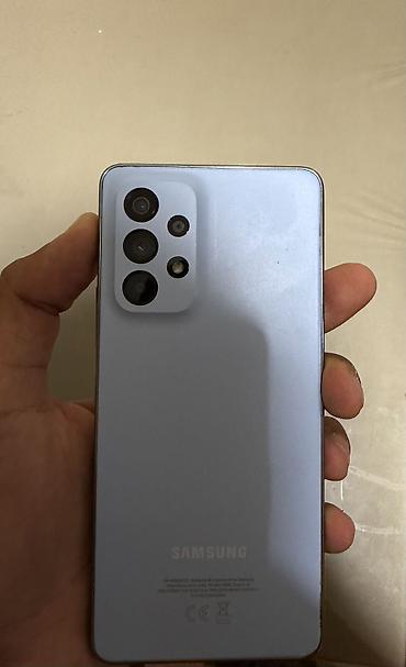 Mobil telefon və aksesuarlar: Samsung Galaxy A53 5G, 128 GB, rəng - Göy, Zəmanət, Sensor, Barmaq izi — 5