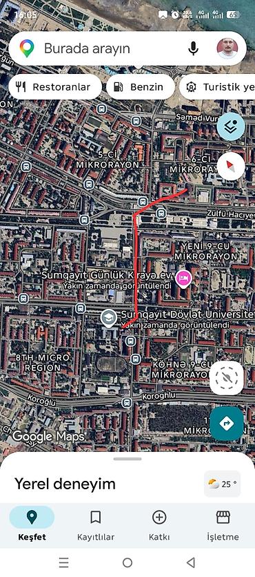 1 комнатная квартира в баку: Sumqayıt Dövlət Universitetində oxuyan və ya SDU-ya yaxın ərazidə — 3