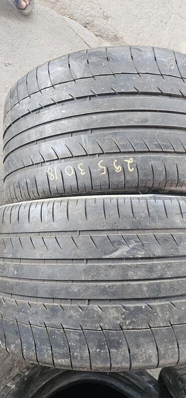 Диски: Шины 295 / 30 / R 18, Лето, Б/у, Пара, Легковые, Германия, Michelin