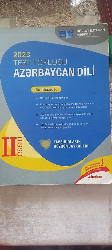 Testlər: Məhsul: 2023 “Test Toplusu – Azərbaycan dili”, II hissə — 1