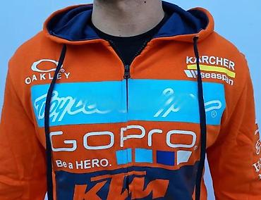 elastin poliamid: Muška duks jakna sa kapuljačom – KTM / GoPro / Troy Lee Designs - — 7