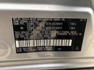 Toyota: Toyota RAV4: 2019 г., 2.5 л, Автомат, Бензин, Кроссовер — 9