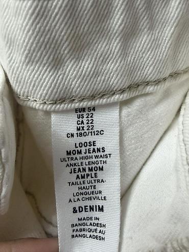 томми мол: Джинсы, Мом, H&M, Высокая талия, XL, 5XL, 2XL — 4