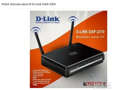 Modemi, ruteri i mrežni uređaji: *** AKCIJA *** 0158 D-Link Connect Wireless N Access Point DAP-2310; — 1