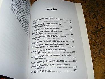 tom: MOĆ VOLJE Pol Žago Tomić book, Beograd 1999. Mek povez, 181 strana, 20 — 2