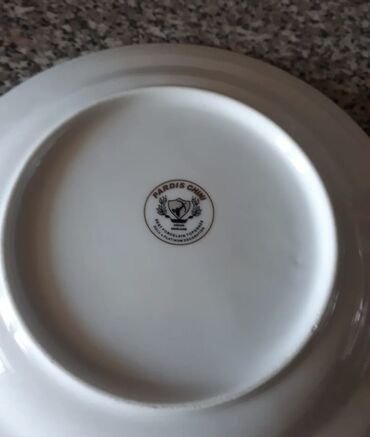 Kasalar: Kasalar, 6 ədədli dəst, rəng - Göy, Farfor, SSRİ — 28