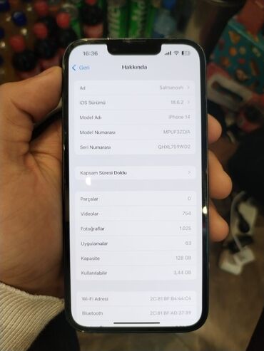 Apple iPhone: IPhone 14, 128 GB, Black Titanium, Face ID — 2