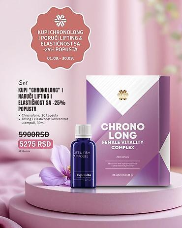 janina marka: Set: Chronolong + Lifting & Elastičnost koncentrat (-25% popusta — 1