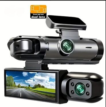 video qeydiyyatçı avtomobil: Ouyaaqii 1080P Tam HD İki Linzalı Avtomobil Daş Kamerası ilə