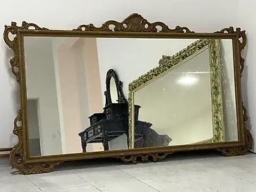 stari kredenac: Stilsko ogledalo 198 x 113 cm 🪞✨ Korektno stanje. 🏠 Moguće lično — 3