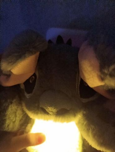 Игрушки: Мягкая игрушка «Синий стич» Имитирование дыхания и жёлтая подставка — 10