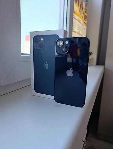 Мобильные телефоны: IPhone 13, Б/у, 128 ГБ, Midnight, Чехол, Коробка, 89 % — 4