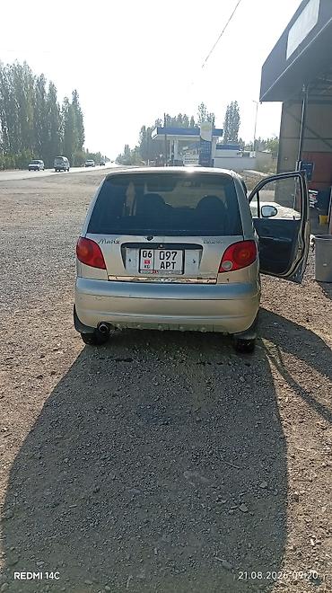 Продажа авто: Daewoo Matiz: 2006 г., 0.8 л, Механика, Бензин, Хэтчбэк — 2