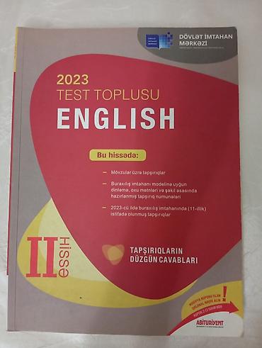 sintezator va 7: Məhsul: 2023 “Test Toplusu – English”, II hissə (Dövlət İmtahan — 1