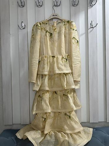 zimmermann платья: Бальное платье, Длинная модель, цвет - Желтый, M, S, В наличии — 1