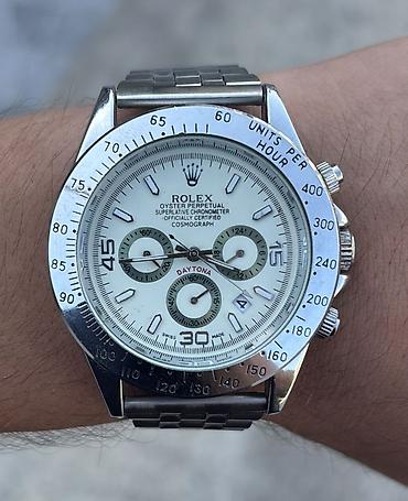 gloria saat: Rolex Daytona üslubunda qol saatı - Korpus və qolbaq: paslanmayan — 1