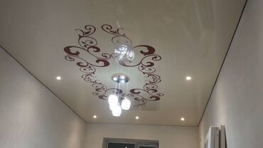 Натяжной потолок: Натяжной потолок Матовое, 3D потолки, Глянцевое Монтаж, Бесплатный замер, Гарантия — 13