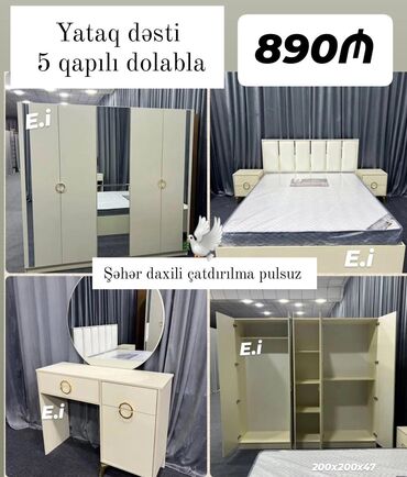 Masa və oturacaq dəstləri: Yataq desti yeni