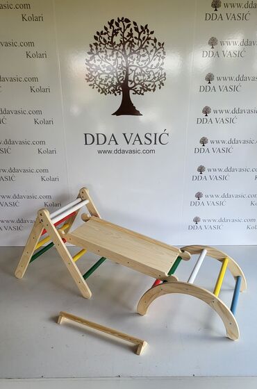 Igračke: 🧗‍♂️ 4-u-1 Drvena Penjalica za Decu Sve što detetu treba – u jednom — 2