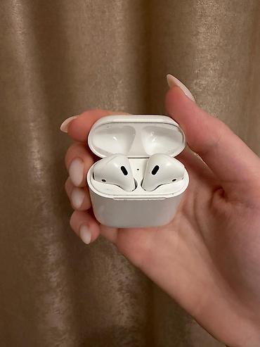 bluetooth qulaqliq: İşlənmiş Simsiz (Bluetooth) Qulaqcıqlar, Apple, rəng - Ağ — 3