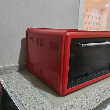 Духовки: Мини-печь Dauscher (Made in Turkey), красный корпус. Основные — 3