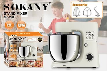 Кухонный планетарный миксер SOKANY SK-05021 - Мощность: 1500 Вт -