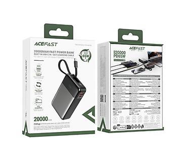 power case: Power Bank ACEFAST M21 купить в Бишкеке — 20000 мАч, PD 65W — 6
