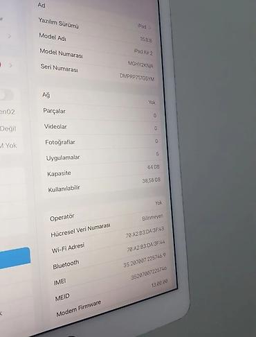 telefon alis satis: İşlənmiş Apple iPad Air 2, 9,7", 64 GB — 2