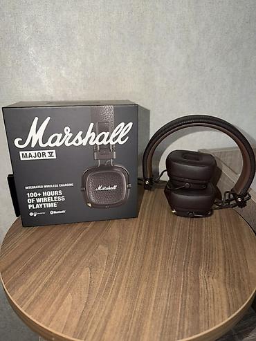 marshall major 4: Marshall Major V Bluetooth qulaqlıq - Rəng: tünd qəhvəyi - Model — 1