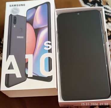 samsung a6 ekran qiymeti: Samsung A10s, 32 GB, rəng - Qara, Sensor, Barmaq izi, Face ID