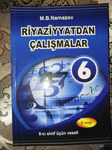 6 ci sinif coğrafiya testleri: Qiymət 5 AZN 
Riyaziyyat çalışma kitabçası 6 ci sinif