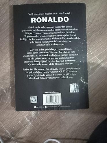 galatasaray forma satışı: Cristiano Ronaldo ktabı az işlənmiş üzərində yazı izi yoxdur, cızıx — 3