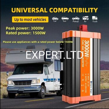 İnverterlər: Yeni Inverter, 100-300 Vt, 12 - 220 volt, Ünvandan götürmə, Ödənişli çatdırılma, Rayonlara çatdırılma — 23