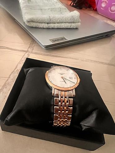 Классикалык сааттар: Классикалык сааттар саат, Longines, Швейцария, Суу өткөрбөөчү, Аялдарга, Колдонулган — 4