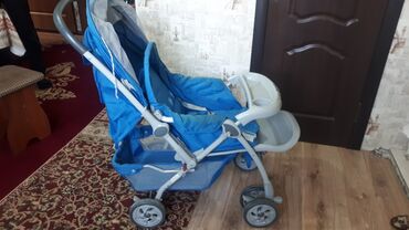 оптом детские коляски: Коляска, цвет - Голубой, Б/у