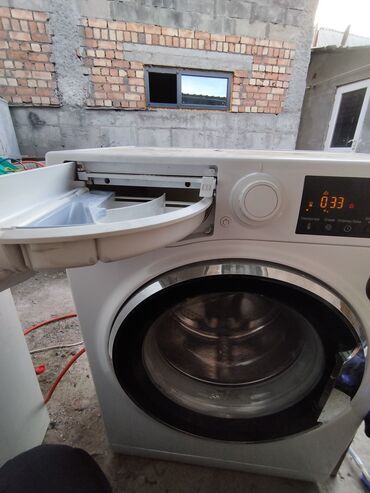 купить стиральная машина бу: Стиральная машина Hotpoint Ariston, Б/у, Автомат, До 6 кг, Компактная