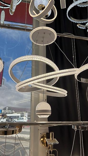 İşıqlandırma: Led Çılçıraq, 4 və daha çox lampa, Şüşə — 7