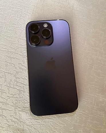 Apple iPhone: IPhone 14 Pro, 128 GB, Deep Purple, Simsiz şarj, Face ID, Sənədlərlə — 4