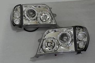 pracka sa laserom: HROM ANGEL EYES FAROVI TOYOTA LAND CRUISER 90 95 | Hrom beli tuning — 5