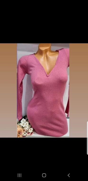 ps srbija haljine: Color - Pink, Other style, Long sleeves