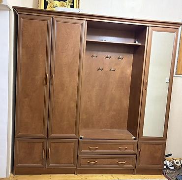 Dəhliz dolabları: İşlənmiş, 5 qapı, Güzgülü, Qəhvəyi, Açılan, Düz dolab — 1