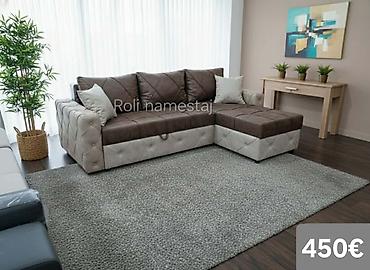 Ugaone garniture: Ugaona garnitura na razvlačenje – dimenzije 230×160 cm. - Moderan — 7