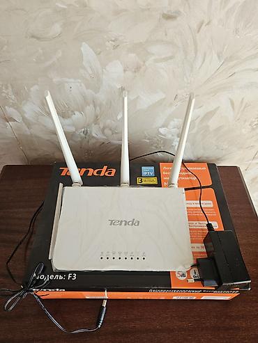 huawei router: Router Tenda F3. N 300 .Satılır 3 anteynalı şəbəkəsi böyük ərzini — 1